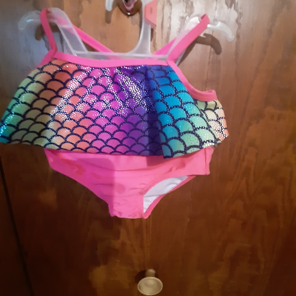 NWT Adorable sz 2 mermaid bikini bathing swim suit